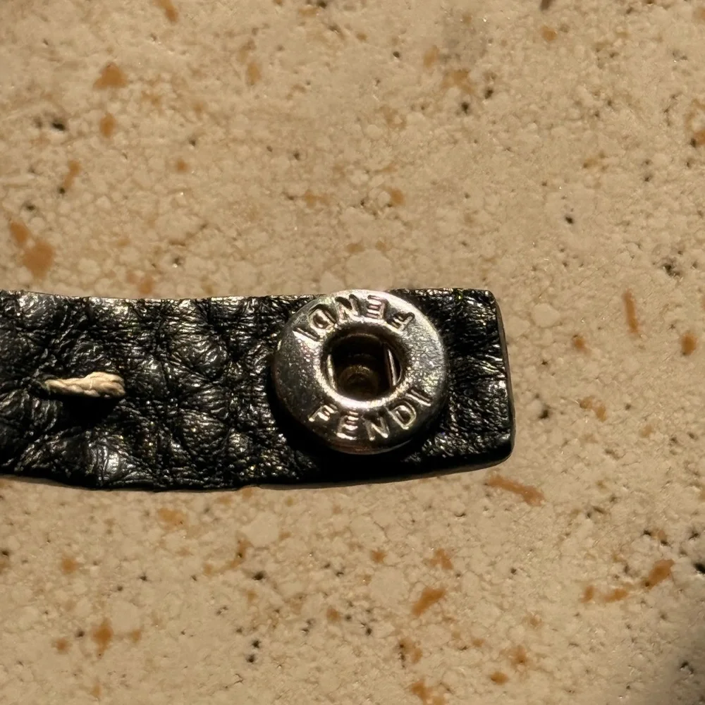 Fendi Selleria Leather Wrap Bracelet – Black - Picture 5 of 5